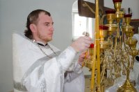 Преосвященный Стефан освятил храм Рождества Пресвятой Богородицы г.п. Уваровичи