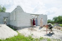 Рабочий визит в строящийся храм сщмч. Пиония д.Уза Рабочий визит в строящийся храм сщмч. Пиония д.Уза