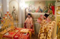 Божественная литургия в понедельник 5-й седмицы по Пасхе