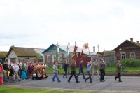 Крестный ход к могиле св. прав. Иоанна Кормянского в д. Огородня