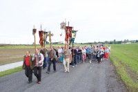 Крестный ход к могиле св. прав. Иоанна Кормянского в д. Огородня