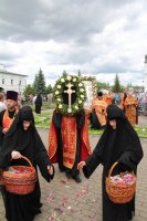 В день памяти преподобной Евфросинии Полоцкой, Преосвященнейший Стефан сослужил митрополиту Минскому и Заславскому Павлу