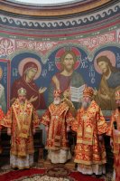 В день памяти преподобной Евфросинии Полоцкой, Преосвященнейший Стефан сослужил митрополиту Минскому и Заславскому Павлу