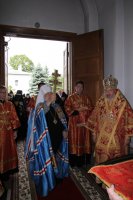 В день памяти преподобной Евфросинии Полоцкой, Преосвященнейший Стефан сослужил митрополиту Минскому и Заславскому Павлу