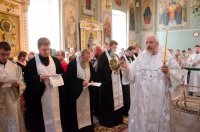 Вечернее богослужение в канун Троицкой родительской субботы