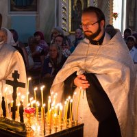 Вечернее богослужение в канун Троицкой родительской субботы