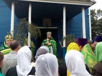 РОГАЧЕВ. Праздничное богослужение в храме Святого Духа д. Дворец РОГАЧЕВ. Праздничное богослужение в храме Святого Духа д. Дворец