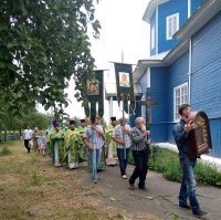 РОГАЧЕВ. Праздничное богослужение в храме Святого Духа д. Дворец РОГАЧЕВ. Праздничное богослужение в храме Святого Духа д. Дворец