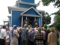 РОГАЧЕВ. Праздничное богослужение в храме Святого Духа д. Дворец РОГАЧЕВ. Праздничное богослужение в храме Святого Духа д. Дворец