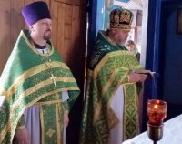 РОГАЧЕВ. Праздничное богослужение в храме Святого Духа д. Дворец РОГАЧЕВ. Праздничное богослужение в храме Святого Духа д. Дворец