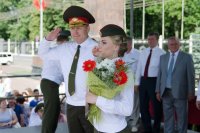 Торжественный выпуск офицеров-спасателей Торжественный выпуск офицеров-спасателей