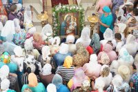 Преосвященный Стефан принял участи в торжествах в честь Марьиногорской иконы Божией Матери