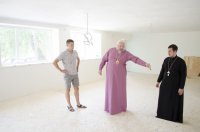 Рабочий визит в строящийся храм прп. Евфросинии Полоцкой д. Малиновка