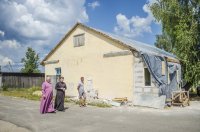 Рабочий визит в строящийся храм прп. Евфросинии Полоцкой д. Малиновка