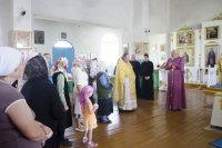 Рабочий визит в храм Рождества Пресвятой Богородицы д.Солоное