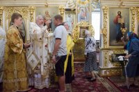 Вечернее богослужение с пением акафиста Пресвятой Богородице