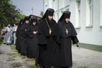 Божественная литургия в праздник Тихвинской иконы Божией Матери