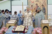 Божественная литургия в праздник Тихвинской иконы Божией Матери