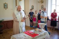 Преосвященный Стефан совершил чин освящения усадьбы Козелл-Поклевских