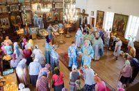 Божественная литургия в в день памяти Ахтырской иконы Божией Матери