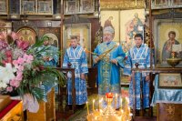 Божественная литургия в в день памяти Ахтырской иконы Божией Матери
