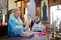 Божественная литургия в в день памяти Ахтырской иконы Божией Матери