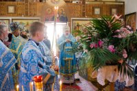 Божественная литургия в в день памяти Ахтырской иконы Божией Матери