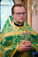 Божественная литургия в день памяти прп. Сергия Радонежского