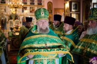 Божественная литургия в день памяти прп. Сергия Радонежского