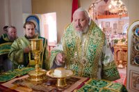 Божественная литургия в день памяти прп. Сергия Радонежского