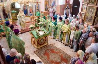 Божественная литургия в день памяти прп. Сергия Радонежского