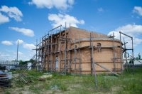 Рабочий визит в строящийся храм Покрова Пресвятой Богородицы д.Защебье