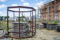 Рабочий визит в строящийся храм Покрова Пресвятой Богородицы д.Защебье