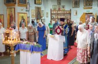 Божественная литургия в праздник иконы Божией Матери "Троеручица"