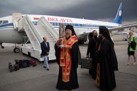 В Национальный аэропорт «Минск» доставлена величайшая святыня - предплечье святого великомученика и целителя Пантелеимона В Национальный аэропорт «Минск» доставлена величайшая святыня - предплечье святого великомученика и целителя Пантелеимона