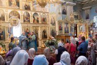 Божественная литургия в праздник Почаевской иконы Божией Матери Божественная литургия в праздник Почаевской иконы Божией Матери