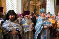 Божественная литургия в праздник Почаевской иконы Божией Матери Божественная литургия в праздник Почаевской иконы Божией Матери
