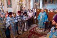 Божественная литургия в праздник Почаевской иконы Божией Матери Божественная литургия в праздник Почаевской иконы Божией Матери