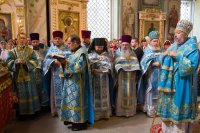 Божественная литургия в праздник Почаевской иконы Божией Матери Божественная литургия в праздник Почаевской иконы Божией Матери