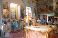 Божественная литургия в праздник Почаевской иконы Божией Матери Божественная литургия в праздник Почаевской иконы Божией Матери