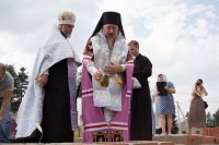 Освящения закладного камня в основание храма возводимого в а.г.Лучин Освящения закладного камня в основание храма возводимого в а.г.Лучин