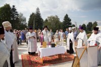 Освящения закладного камня в основание храма возводимого в а.г.Лучин Освящения закладного камня в основание храма возводимого в а.г.Лучин