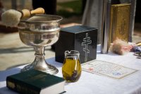 Освящения закладного камня в основание храма возводимого в а.г.Лучин Освящения закладного камня в основание храма возводимого в а.г.Лучин