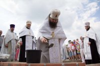 Освящения закладного камня в основание храма возводимого в а.г.Лучин Освящения закладного камня в основание храма возводимого в а.г.Лучин