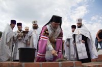 Освящения закладного камня в основание храма возводимого в а.г.Лучин Освящения закладного камня в основание храма возводимого в а.г.Лучин