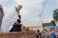 Освящения закладного камня в основание храма возводимого в а.г.Лучин Освящения закладного камня в основание храма возводимого в а.г.Лучин