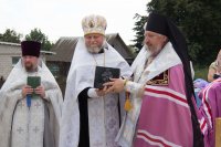 Освящения закладного камня в основание храма возводимого в а.г.Лучин Освящения закладного камня в основание храма возводимого в а.г.Лучин