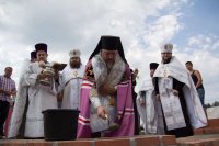 Освящения закладного камня в основание храма возводимого в а.г.Лучин Освящения закладного камня в основание храма возводимого в а.г.Лучин