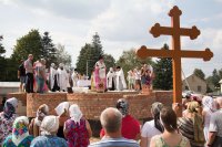 Освящения закладного камня в основание храма возводимого в а.г.Лучин Освящения закладного камня в основание храма возводимого в а.г.Лучин