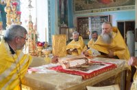 Божественная литургия в Свято-Петро-Павловском кафедральном соборе г.Гомеля